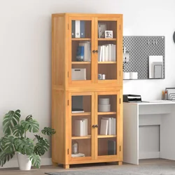 Set namještaja za pohranu 2 kom. Prirodna 80 x 35 x 185 cm