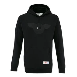 Moški pulover CCM Monochrome Pullover Hoodie Black XL