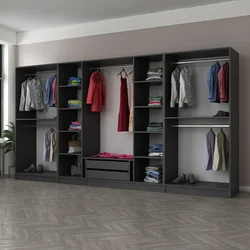 Hanah Home Garderober Kale-4943, 360x190x52 cm, Antracit