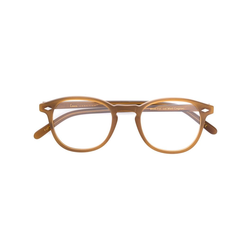Lesca-round frame glasses-unisex-Neutrals