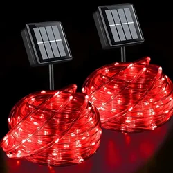 Solarno svetleće crevo 20m Crveno