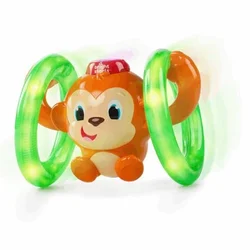 BRIGHT STARTS LLB Roll & Glow svetleča glasbena igrača opica 6-36m