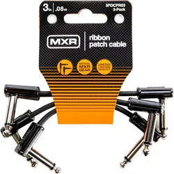 Dunlop MXR 3PDCPR03 Ribbon Patch Cable 3 Pack Črna 8 cm Kotni - Kotni