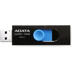 ADATA | UV320 | 32 GB | USB 3.1 | Črna/modra