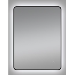 Ceramica Lux Ogledalo alu-ram 70x90, Touch-dimer pozadinski CL43, Crni
