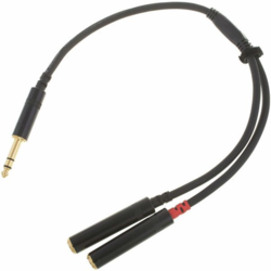 CORDIAL CFY 0,3 VGG Stereo jack 6.3 mm to 2x mono jack 6.3 mm