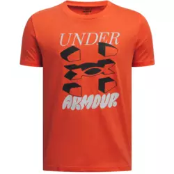 Under Armour Majica UA B SPLIT BIG LOGO SS