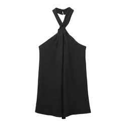 Pull&Bear Top črna