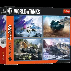 Trefl Puzzle 4x250 - Svet tankov