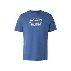 Calvin Klein Jeans Majica  kraljevo modra / črna / bela