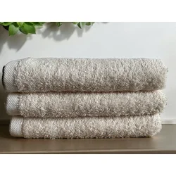 Peškir Indy 70x130cm Glat 400g/m2 Bež