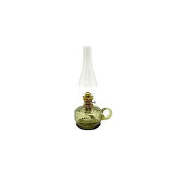Petrolejska lampa MONIKA 34 cm šumsko zelena