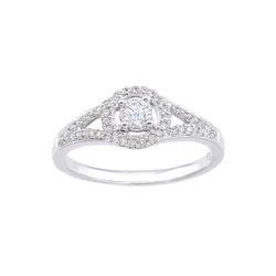 DIAMANT LETERNEL Prstan srebrna