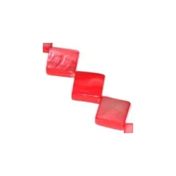 Sedefna perla romb 10 mm crvena pakovanje