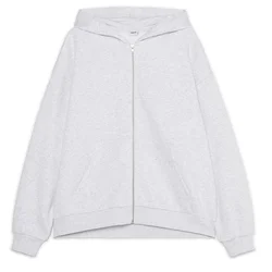 Cropp - Oversize pulover s kapuco - light grey