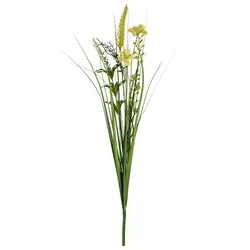 Veštačka Biljka 69cm Grasbund Mit Blüten