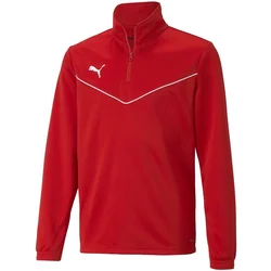 Puma Teamrise 1/4 Zip Top Jr Rdeča