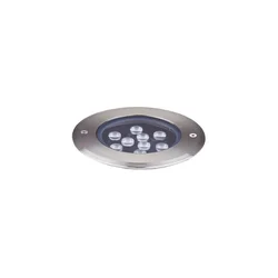 Ideal Lux- LED ugradna podna svetiljka FLOOR LED/12W/230V O 14 cm CRI 90 IP67 hrom