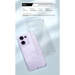Llunc Maska za mobilni telefon OPPO Reno12, Providna