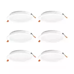 Osram - KOMPLET 6x ugradna LED svetiljka ESSENTIAL LED/18W/230V prečnik 22 cm bela