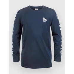 TSG Logo moška majica z dolgimi rokavi midnight blue
