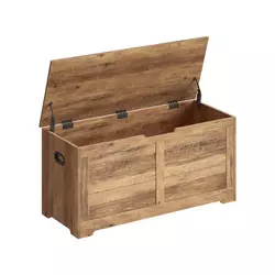 Songmics Shranjevalna klop 100x40x46 cm rjava