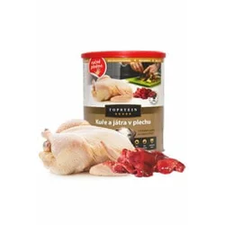 Topstein Piščanec z jetri v pločevinki 800 g