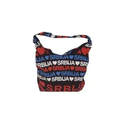 SERBIA ART Poklon suvenir Ženska torba sa dugačkom drškom Serbia, Boje zastave
