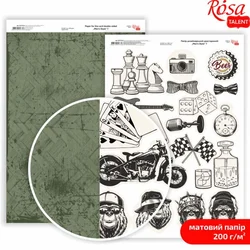 Papirji za scrapbooking Mens Style A4 - No. 7