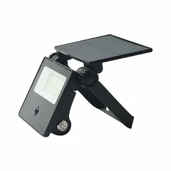 M702006-C 10W 6500K crni IP65 LED reflektor sa senzorom + solarni panel Mitea Lighting