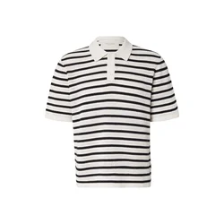 JACK & JONES Pulover JORSANREMO ecru / črna