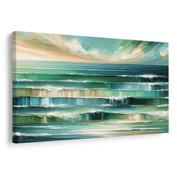 Slika oceanski valovi in nebo - 60x40