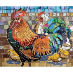 Sunsout - Puzzle Vitražni piščanci - 1 000 kosov