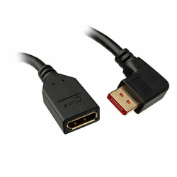 InLine DisplayPort Adapterkabel, 8K4K, rechts gewinkelt - 0,15m 17159R