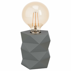 EGLO stona lampa SWARBY E27 12 cm sivi beton bez senila 98859