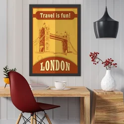 Wallity Uramljena slika London, 55x75 cm