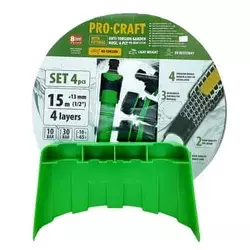 Procraft Črno-rumena vrtna cev PR-4KAT1315F