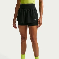Nike W NK FLOW MSH DF 2N1 SHORT, ženske hlače za trčanje, crna IF7518