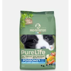 PRO-NUTRITION Suva hrana za pse Pure Life PUPPY Mini/Medium, Riba, 12kg