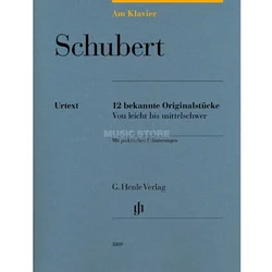 SCHUBERT:12 ORIGINALSTUCKE AM KLAVIER