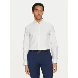 Calvin Klein Srajca K10K114307 Bela Slim Fit