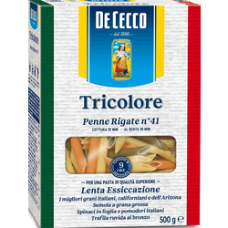 DE CECCO Penne Rigate TRIKOLOR 500 g