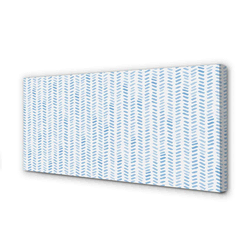 tulup.si Slika na platnu Modra črtasto ribja kost 120x60 cm