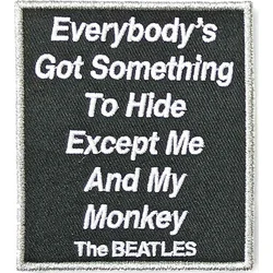 The Beatles Everybodys Got Something To Hide Except Me And My Monkey Našitek za šivanje 82 x 72 mm