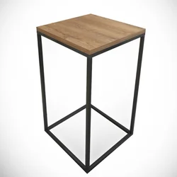 Hanah Home Pomoćni stočić Pure Caucasian, Crno-braon