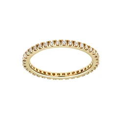 DIAMANT LETERNEL Prstan Eternity-Ring aus 375 Gelbgold mit Diamant zlata