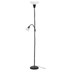 TAGARP Pod.indirektna lampa/čitaća lampa, crna/bela