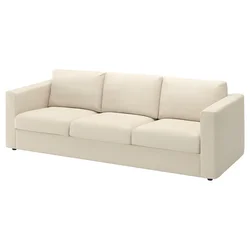 VIMLE Sofa trosed, Knäbäck svetlobež