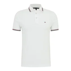 TOMMY HILFIGER Majica temno modra/karminsko rdeča/bela