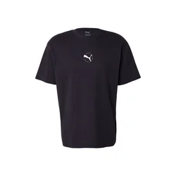 PUMA Majica črna / bela